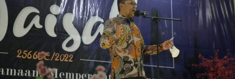 Walikota Makassar Hadiri Ramah Tamah Hari Raya Waisak yang Digelar Permabudhi