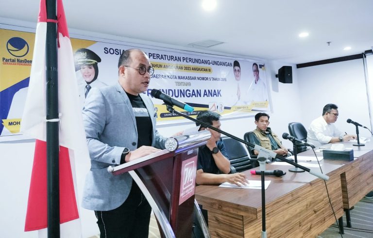 Anggota DPRD Makassar Irwan Djafar Gelar Sosialisasi Perda Terkait Perlindungan Anak